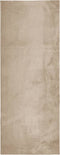 vidaXL - Vloerkleed - HUARTE - laagpolig - zacht - wasbaar - 80x200 - cm - zandkleurig