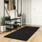vidaXL - Vloerkleed - HUARTE - laagpolig - zacht - wasbaar - 80x200 - cm - zwart