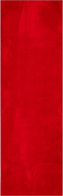 vidaXL - Vloerkleed - HUARTE - laagpolig - zacht - wasbaar - 80x250 - cm - rood