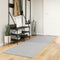 vidaXL - Vloerkleed - HUARTE - laagpolig - zacht - wasbaar - 80x250 - cm - grijs