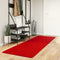 vidaXL - Vloerkleed - HUARTE - laagpolig - zacht - wasbaar - 80x250 - cm - rood