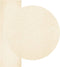 vidaXL - Vloerkleed - HUARTE - laagpolig - zacht - wasbaar - 80x250 - cm - crème