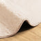vidaXL - Vloerkleed - HUARTE - laagpolig - zacht - wasbaar - Ø - 100 - cm - beige