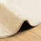 vidaXL - Vloerkleed - HUARTE - laagpolig - zacht - wasbaar - Ø - 100 - cm - crème