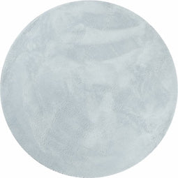 vidaXL - Vloerkleed - HUARTE - laagpolig - zacht - wasbaar - Ø - 160 - cm - blauw