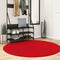vidaXL - Vloerkleed - HUARTE - laagpolig - zacht - wasbaar - Ø - 160 - cm - rood