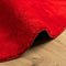vidaXL - Vloerkleed - HUARTE - laagpolig - zacht - wasbaar - Ø - 160 - cm - rood