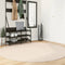 vidaXL - Vloerkleed - HUARTE - laagpolig - zacht - wasbaar - Ø - 200 - cm - beige