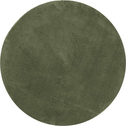 vidaXL - Vloerkleed - HUARTE - laagpolig - zacht - wasbaar - Ø - 80 - cm - bosgroen
