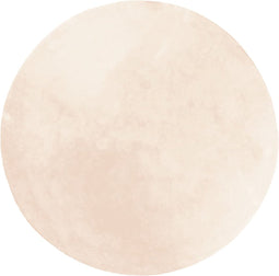 vidaXL - Vloerkleed - HUARTE - laagpolig - zacht - wasbaar - Ø - 80 - cm - beige