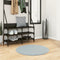 vidaXL - Vloerkleed - HUARTE - laagpolig - zacht - wasbaar - Ø - 80 - cm - blauw