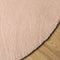vidaXL - Vloerkleed - HUARTE - laagpolig - zacht - wasbaar - Ø - 80 - cm - roze