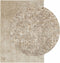 vidaXL - Vloerkleed - ISTAN - hoogpolig - glanzend - 120x170 - cm - beige