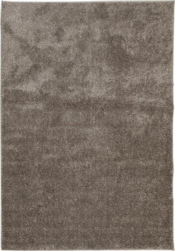 vidaXL - Vloerkleed - ISTAN - hoogpolig - glanzend - 160x230 - cm - grijs
