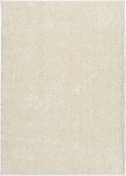 vidaXL - Vloerkleed - ISTAN - hoogpolig - glanzend - 200x280 - cm - crèmekleurig