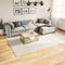 vidaXL - Vloerkleed - ISTAN - hoogpolig - glanzend - 200x280 - cm - crèmekleurig