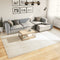 vidaXL - Vloerkleed - ISTAN - hoogpolig - glanzend - 240x340 - cm - crèmekleurig
