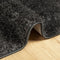 vidaXL - Vloerkleed - ISTAN - hoogpolig - glanzend - 240x340 - cm - antracietkleurig