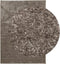 vidaXL - Vloerkleed - ISTAN - hoogpolig - glanzend - 240x340 - cm - grijs
