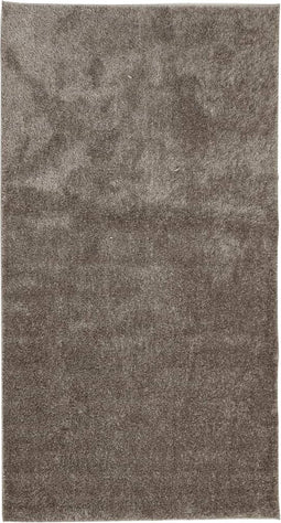 vidaXL - Vloerkleed - ISTAN - hoogpolig - glanzend - 80x150 - cm - grijs