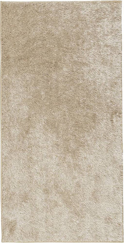 vidaXL - Vloerkleed - ISTAN - hoogpolig - glanzend - 80x150 - cm - beige