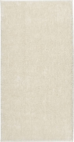 vidaXL - Vloerkleed - ISTAN - hoogpolig - glanzend - 80x150 - cm - crèmekleurig