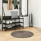 vidaXL - Vloerkleed - ISTAN - hoogpolig - glanzend - Ã - 80 - cm - grijs