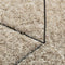 vidaXL - Vloerkleed - ISTAN - hoogpolig - glanzend - Ø - 100 - cm - beige