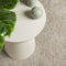 vidaXL - Vloerkleed - ISTAN - hoogpolig - glanzend - Ø - 100 - cm - beige