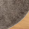 vidaXL - Vloerkleed - ISTAN - hoogpolig - glanzend - Ø - 100 - cm - grijs