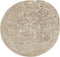 vidaXL - Vloerkleed - ISTAN - hoogpolig - glanzend - Ø - 120 - cm - beige