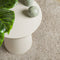vidaXL - Vloerkleed - ISTAN - hoogpolig - glanzend - Ø - 160 - cm - beige