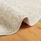 vidaXL - Vloerkleed - ISTAN - hoogpolig - glanzend - Ø - 80 - cm - crèmekleurig