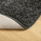 vidaXL - Vloerkleed - ISTAN - hoogpolig - glanzend - Ø - 80 - cm - antracietkleurig