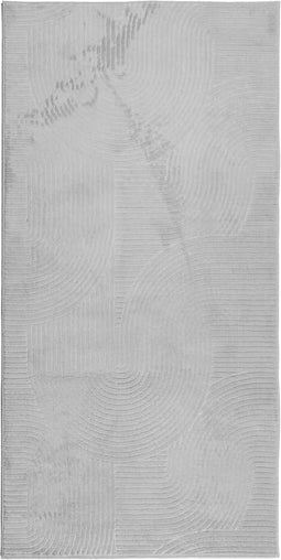 vidaXL - Vloerkleed - IZA - laagpolig - Scandinavisch - 100x200 - cm - grijs