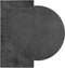 vidaXL - Vloerkleed - IZA - laagpolig - Scandinavisch - 100x200 - cm - antraciet