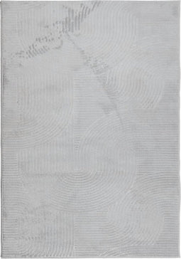 vidaXL - Vloerkleed - IZA - laagpolig - Scandinavisch - 140x200 - cm - grijs