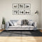 vidaXL - Vloerkleed - IZA - laagpolig - Scandinavisch - 140x200 - cm - antraciet