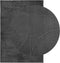 vidaXL - Vloerkleed - IZA - laagpolig - Scandinavisch - 140x200 - cm - antraciet