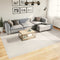 vidaXL - Vloerkleed - IZA - laagpolig - Scandinavisch - 240x340 - cm - crèmekleurig