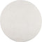 vidaXL - Vloerkleed - IZA - laagpolig - Scandinavisch - Ø - 100 - cm - crèmekleurig