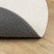 vidaXL - Vloerkleed - IZA - laagpolig - Scandinavisch - Ø - 100 - cm - crèmekleurig