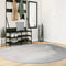 vidaXL - Vloerkleed - IZA - laagpolig - Scandinavisch - Ø - 200 - cm - grijs
