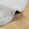 vidaXL - Vloerkleed - IZA - laagpolig - Scandinavisch - Ø - 80 - cm - grijs