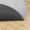 vidaXL - Vloerkleed - IZA - laagpolig - Scandinavisch - Ø - 80 - cm - grijs