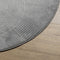 vidaXL - Vloerkleed - IZA - laagpolig - Scandinavisch - Ø - 80 - cm - grijs
