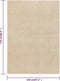 vidaXL - Vloerkleed - kortpolig - 120x170 - cm - beige