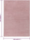 vidaXL - Vloerkleed - kortpolig - 120x170 - cm - roze