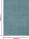 vidaXL - Vloerkleed - kortpolig - 140x200 - cm - blauw