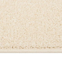 vidaXL - Vloerkleed - kortpolig - 140x200 - cm - crèmekleurig